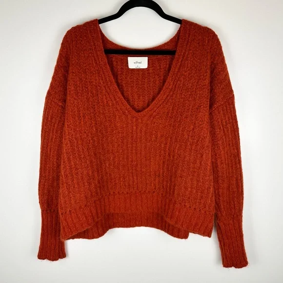 Wilfred Aritzia Erica Sweater Alpaca Merino Wool - Picture 2 of 8